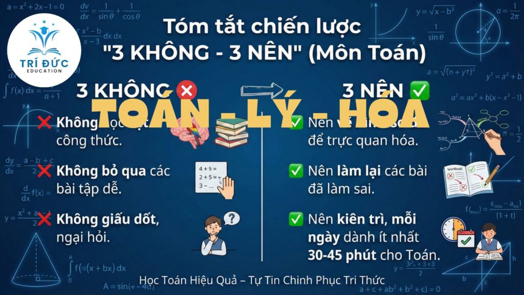 Phương pháp học môn Toán hiệu quả