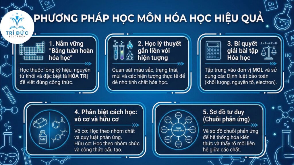 Phương pháp học môn Hóa học hiệu quả 