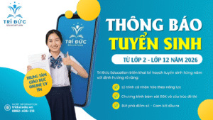 Thông tin tuyển sinh trí đức education 2026
