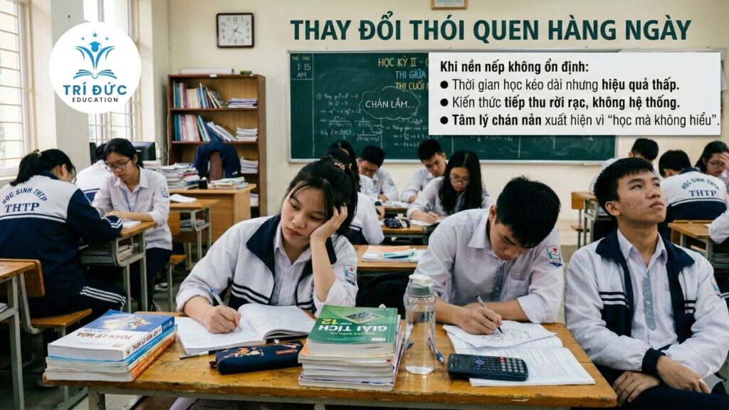 Thay đổi thói quen hàng ngày