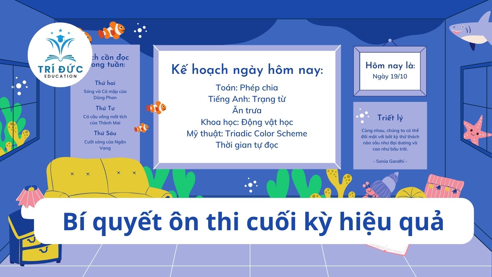 Lập kế hoạch ôn thi khoa học – Nền tảng của sự hiệu quả