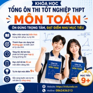 khóa học tổng ôn thi tốt nghiệp THPT lớp 12