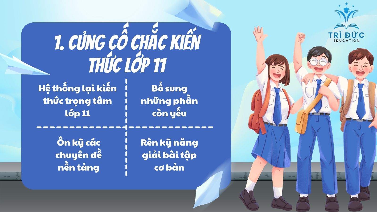 Củng cố chắc kiến thức lớp 11
