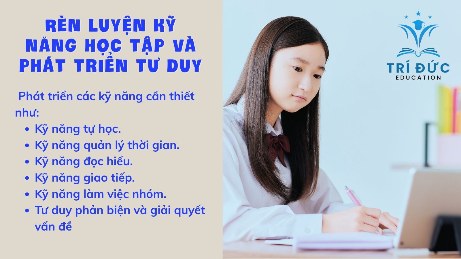 Rèn luyện kỹ năng học tập và phát triển tư duy